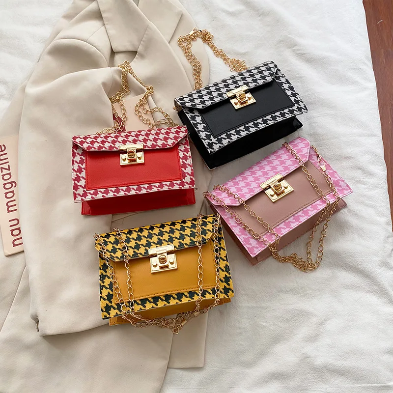 

Shoulder Bags For Women Mini bags Chain mommy Square PU Daily Korea Version Casual Fashion Leather Mobile Female Phone Japan