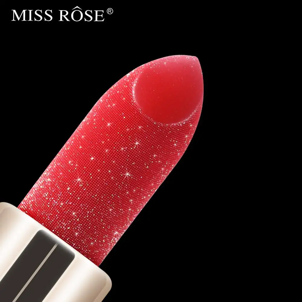 MISS ROSE роскошный блестящий Макияж для губ сексуальная блестящая Красная губная