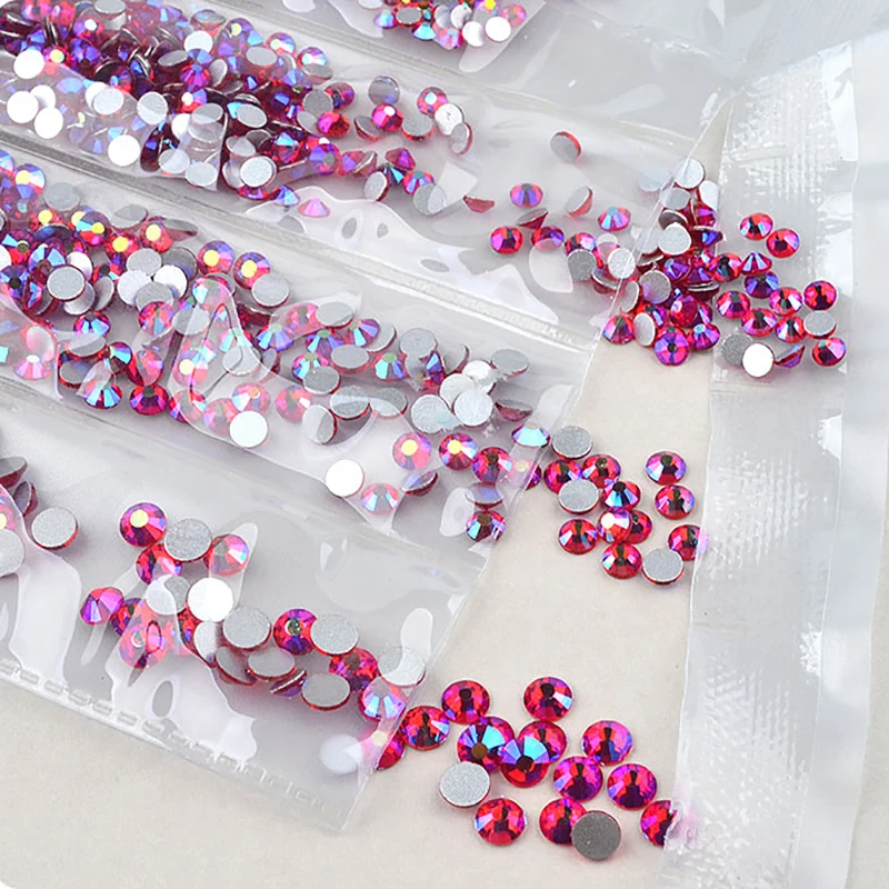 Супер Блестящий Кристалл AB Стразы смешанные цвета акриловый дизайн ногтей