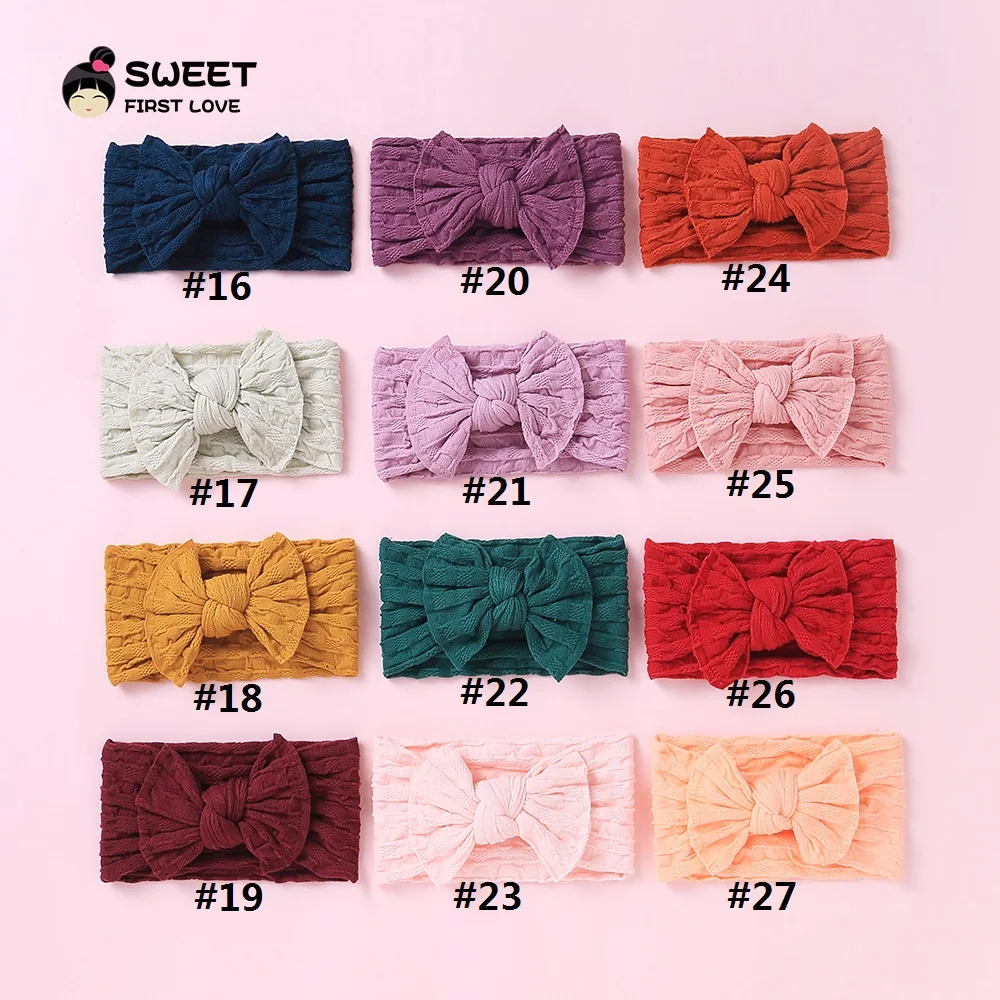 Платье с бантом для новорожденных украшение детей повязка на голову малышей