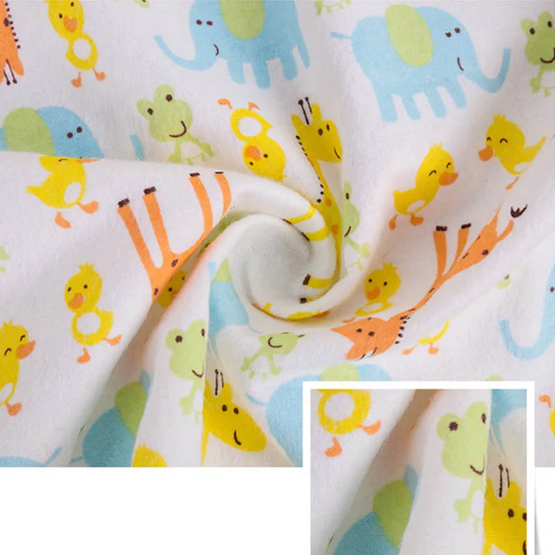 100% хлопковая фланелевая ткань с мультяшным принтом для детских пижам/детское