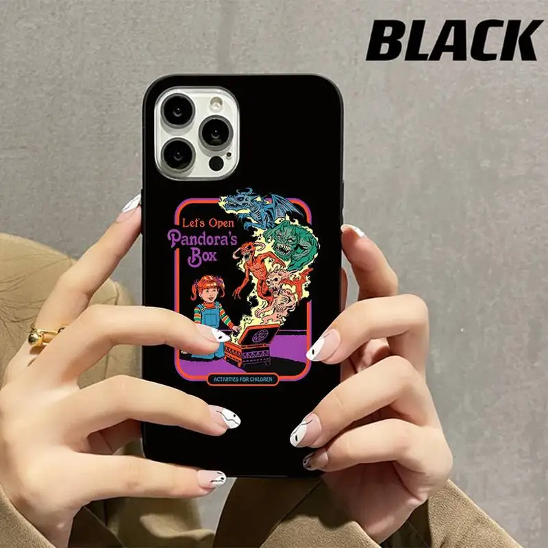 Забавный Графический чехол для телефона Хэллоуин Let's Summon Demon iPhone 13 11 8 7 6 6S Plus X XS