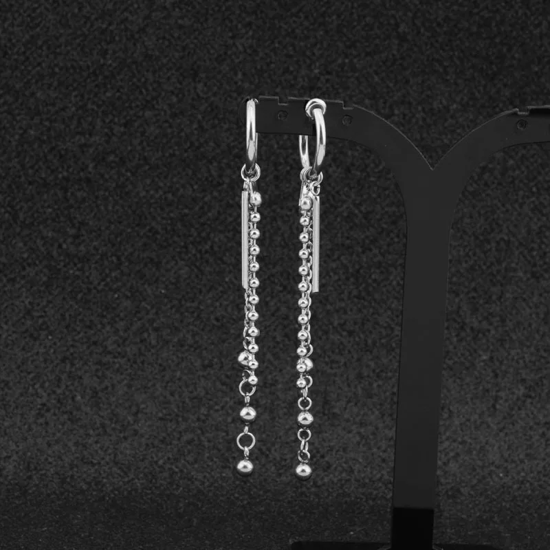 Kpop с корейской звездой v Модные мужские и женские нишевые длинные серьги