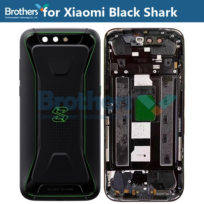 Оригинальный корпус аккумулятора для Xiaomi Black Shark BlackShark дверь с объективом камеры