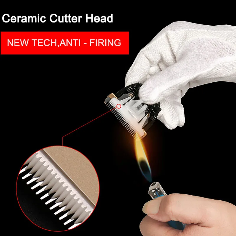 Профессиональная электрическая машинка для стрижки волос Аккумуляторный