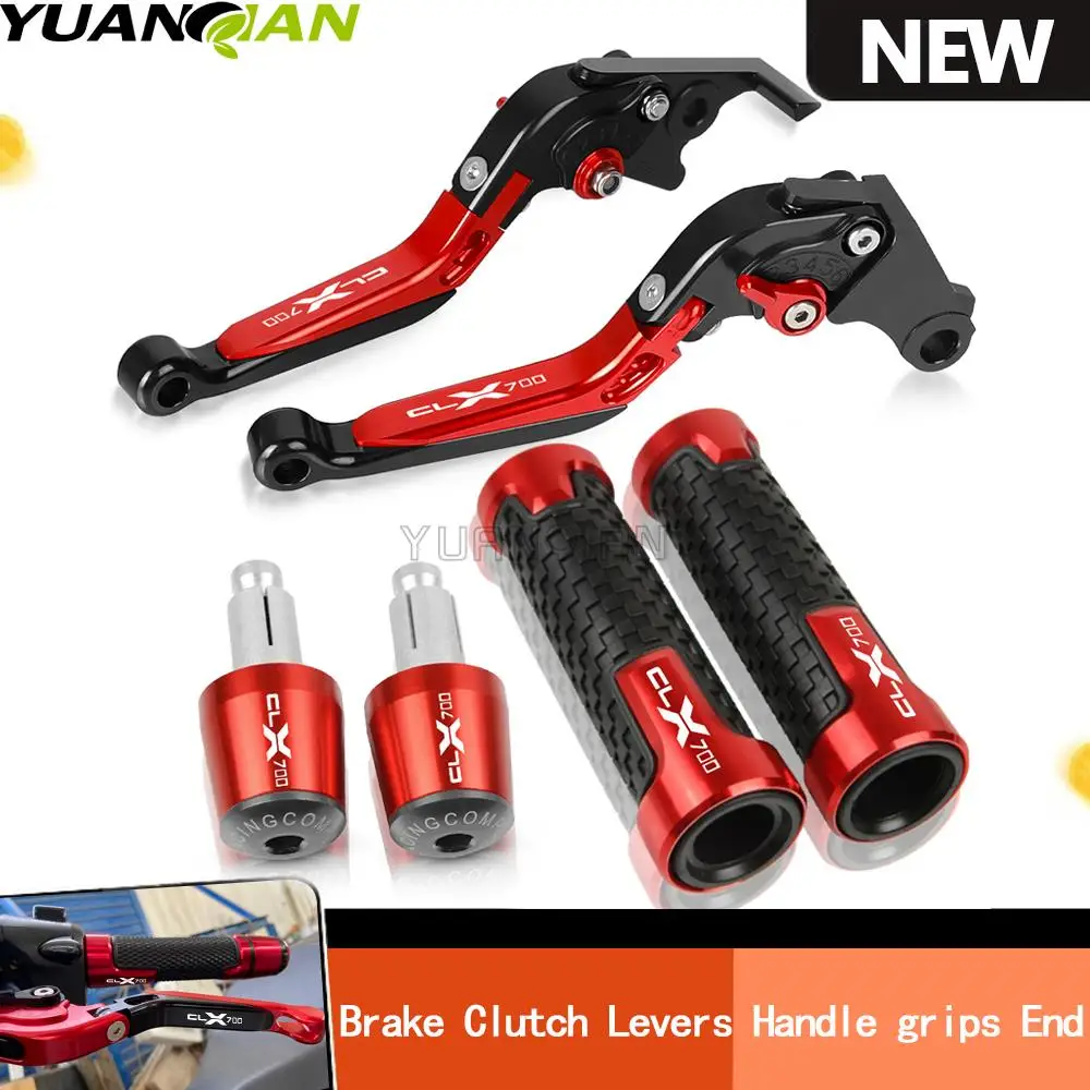 

For CFMOTO 700 CLX 700CLX 700CL-X CF 700CLX 700 CLX 700 CLX700 CL-X700 Motorcycle Brake Clutch Levers Handlebar Hand Grips ends