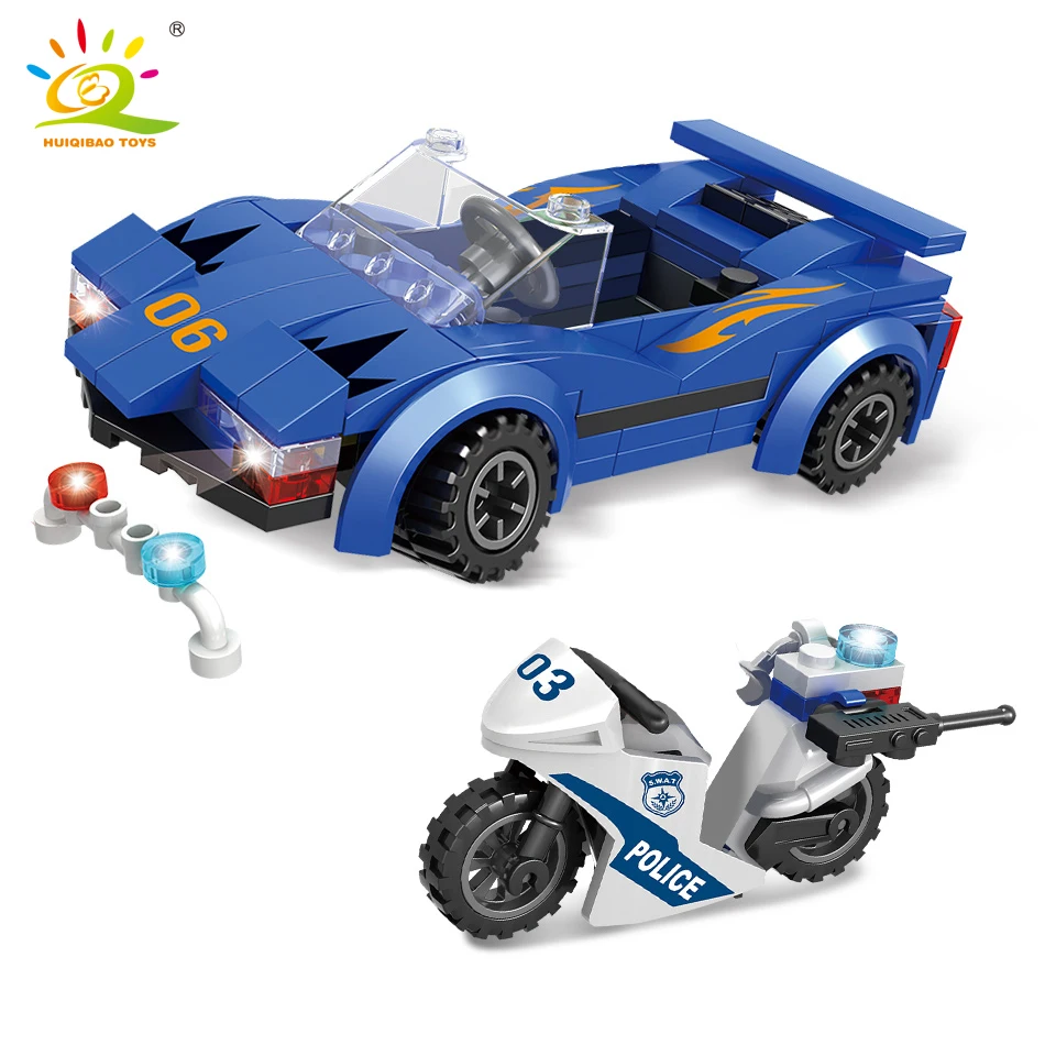 406 шт город полиция грабитель магазин уличный вид строительные блоки фигурки