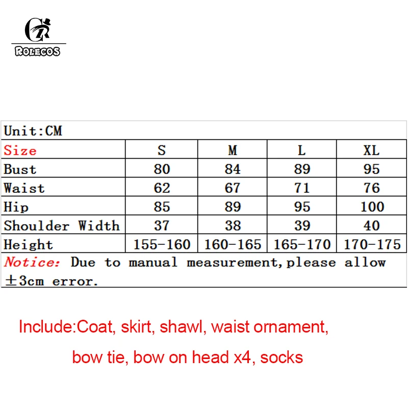 

ROLECOS Game FGO Cosplay Costume Ereshkigal Costume for Women Cosplay Costume Halloween Costumes Dress Outfits