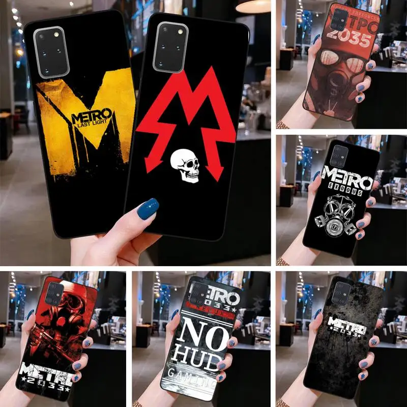 

HUAGETOP Metro 2033 Soft Rubber Phone Cover for Samsung S20 plus Ultra S6 S7 edge S8 S9 plus S10 5G lite 2020