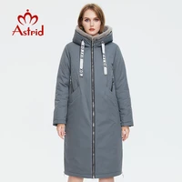astrid womens winter parka long casual natural fur mink down minimalist style jackets for women coat plus size parkas at 10089