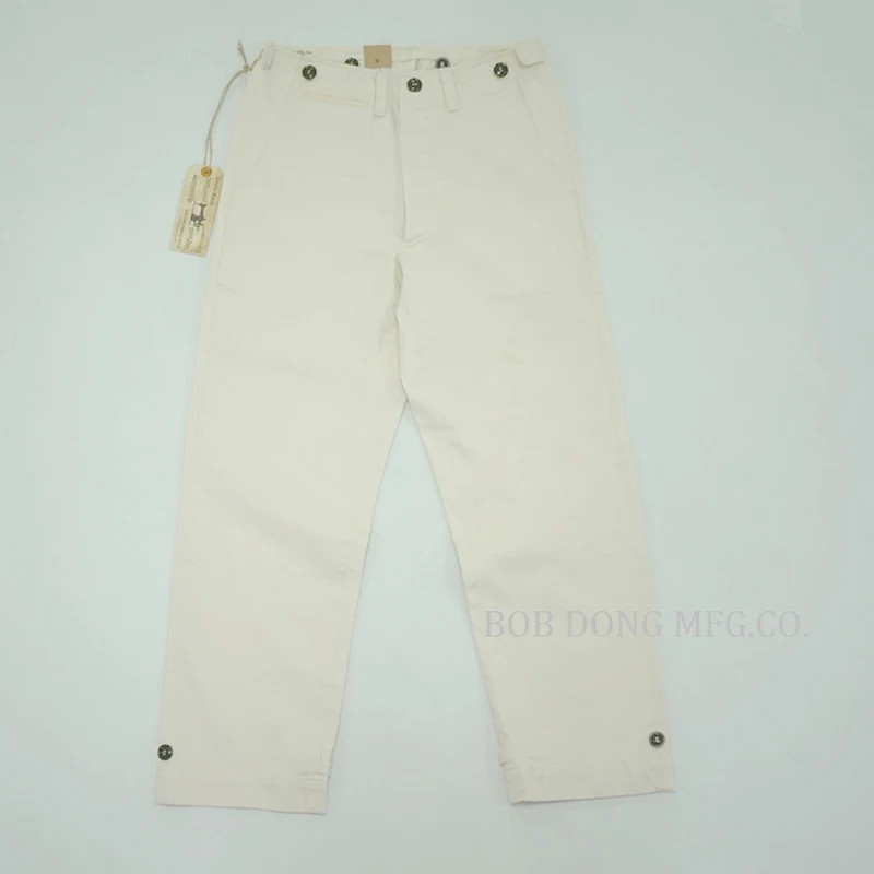 

BOB DONG Repro US Army M-45 Truosers Vintage Men's Military Pants Olive Natural