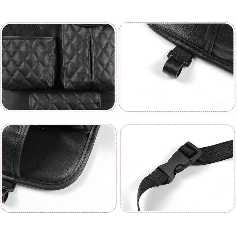 

Подвесной органайзер для заднего сиденья автомобиля с несколькими карманами усиленные углы R2LC