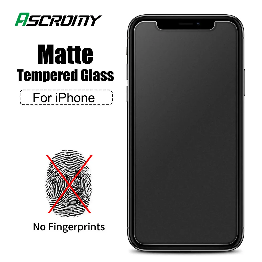 Матовая защитная пленка для экрана iPhone SE2 11 Pro max XR XS Max 7 8 6S Plus 9H матовое закаленное