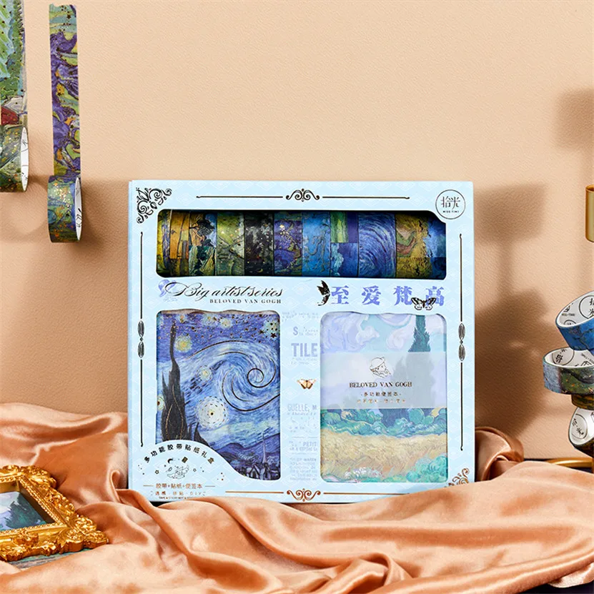 

Washi Tape Set 100 pc Bookstore And Stationery Self-adhesive Tape Assorted Stickers Kawaii Decorative Scotch Scrapbooking Diary