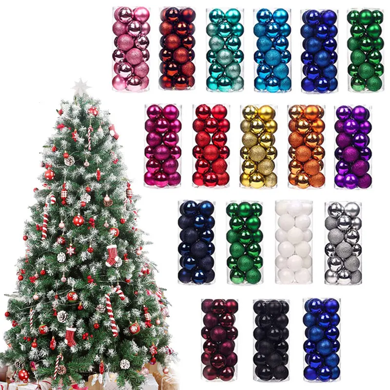 

12 шт./коркор. золотые красные рождественские шары, подвесные Подвески для новогодней и новогодней елки, украшения для домашней рождественск...