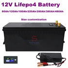 Литиевый Аккумулятор LiFePO4, 12 В, 12,8 Ач, 4000 Ач, в, циклов для домов на колесах