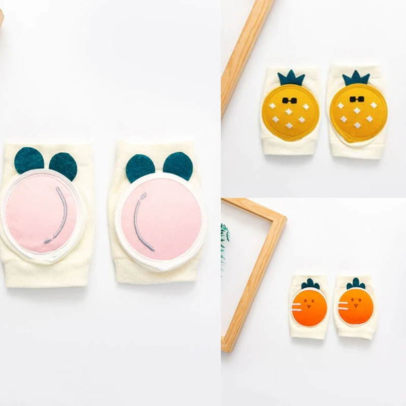 

A2UB 1 Pair Baby Knee Pads for Crawling Infant Kneepads Adjustable Elastic Leg Warmer