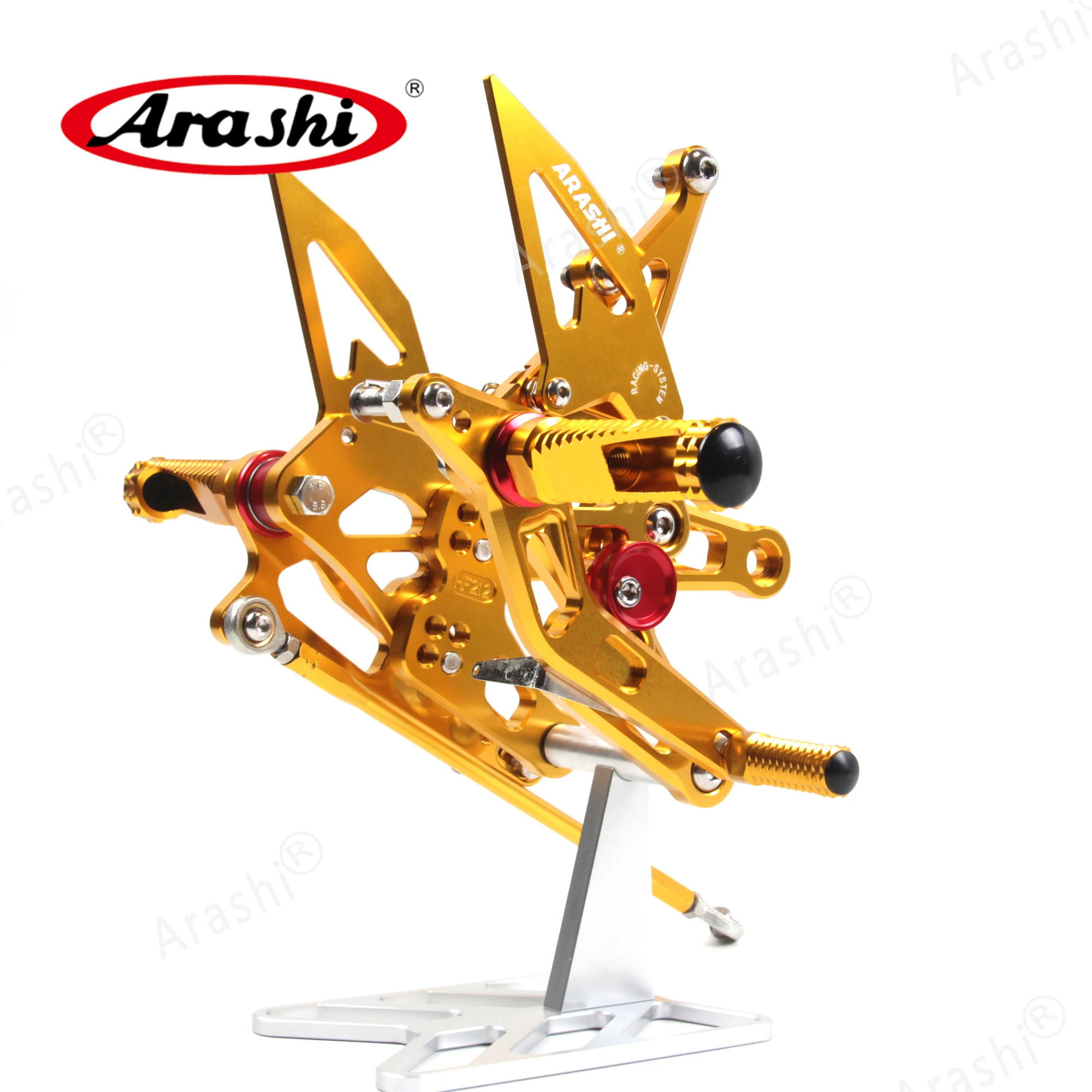 Регулируемые подножки Arashi ZX10R NINJA 2006 2007 CNC задняя подставка для ног KAWASAKI ZX 10R педали