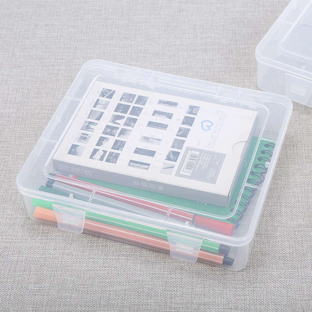 Портативная коробка для хранения канцелярских принадлежностей с одним отсеком