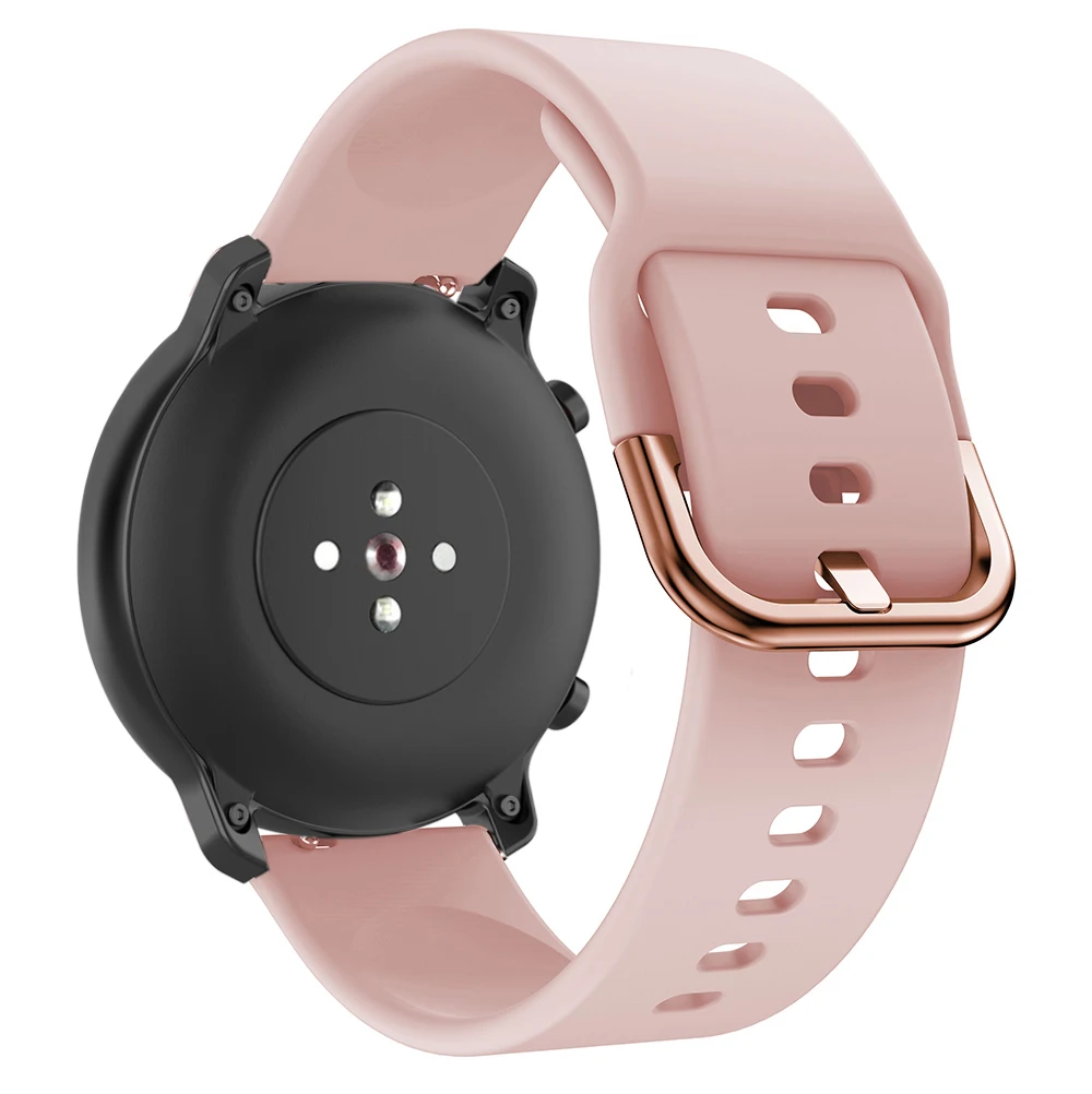 Ремешок спортивный 20 мм 22 для Xiaomi Huami Amazfit GTR 47 Stratos 2 2S браслет часов 42 GTS|Ремешки