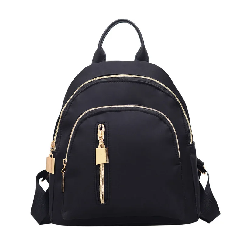 

Women Travel Backpack Oxford Cloth Zipper Shoulder Bag Casual Mini Backpacks JAN88