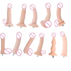 Грубый реалистичный фаллоимитатор, силиконовый пенис, мягкий большой член, реалистичный настоящий фаллоимитатор, присоска, секс-игрушки для прикрепления секс-машины