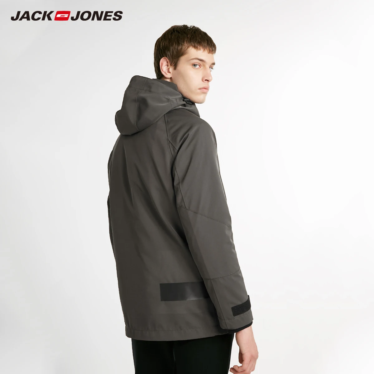 JackJones Мужская Зимняя Повседневная стеганая куртка с капюшоном для мужчин 218409506 |