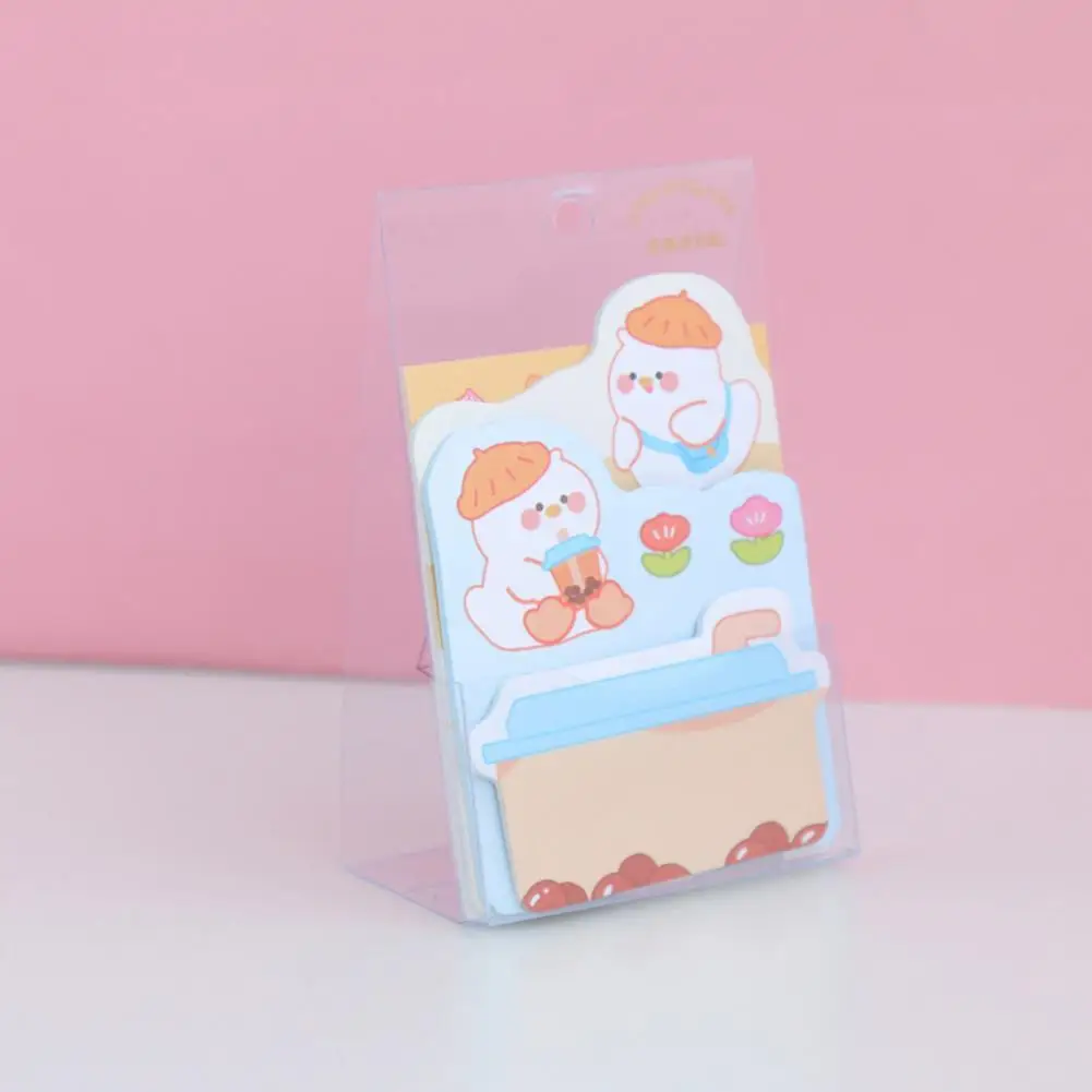 

Sticky Notepad Lightweight Miniature Notepad Paper No Odor Excellent Self-stick Animal Notepad Page Markers