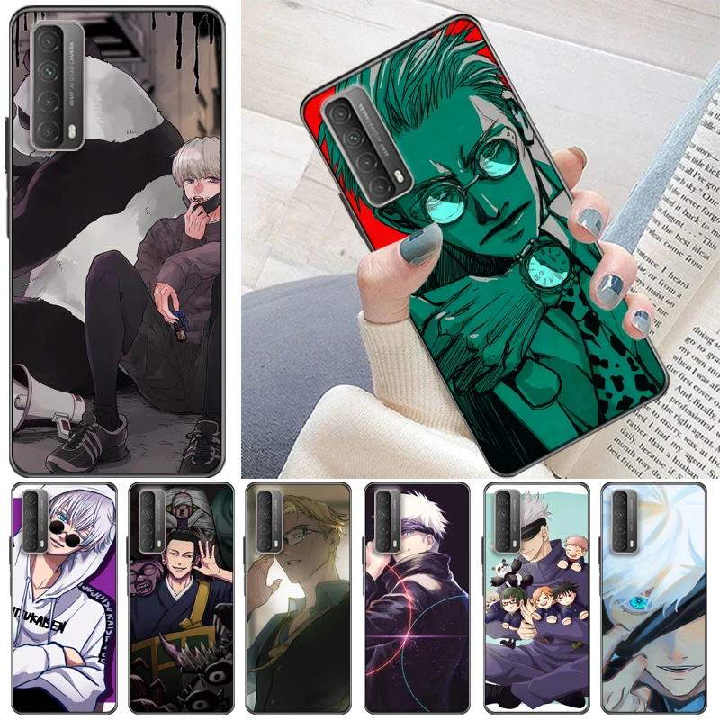 

Jujutsu Kaisen Yuji Itadori Sukuna Satoru Gojo Fushiguro Megumi Phone Case For Huawei P Smart Z 2019 2021 Funda Back Cover