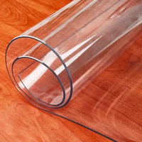 pvc transparent table cloth silicone soft glass table cloth waterproof and oil proof tea table cushion rectangular table cloth