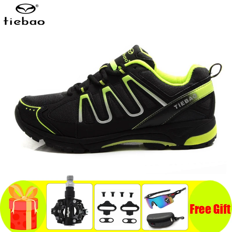 

Tiebao Mountain Cycling Sneakers Men Women Leisure Bike Shoes SPD Pedals Self-locking Breathable Non-slip Fitness Cycling Shoes