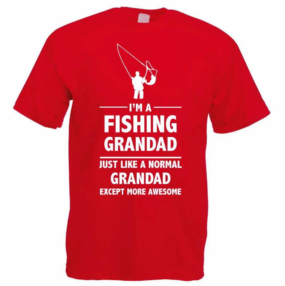 IM A FISHING GRANDAD-Grandparent отцовская рыбка спортивная мужская футболка s крутая
