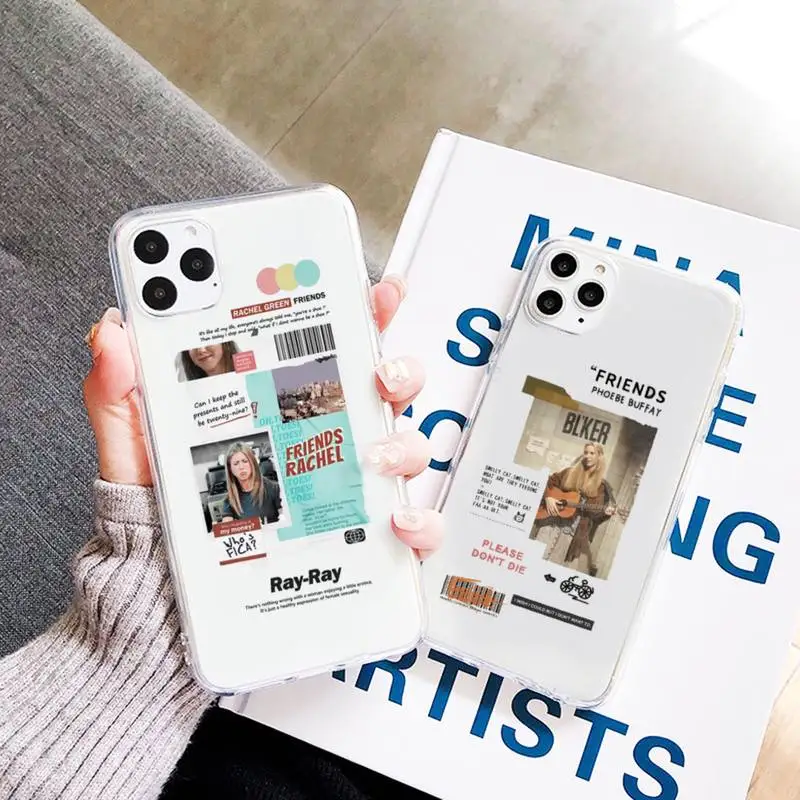 

Central Perk Friends Phone Case Transparent soft For iphone 12 11 13 7 8 6 s plus x xs xr pro max mini