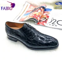 new fashion comfortable genuine leather sole high grade crocodile genuine leather men shoes