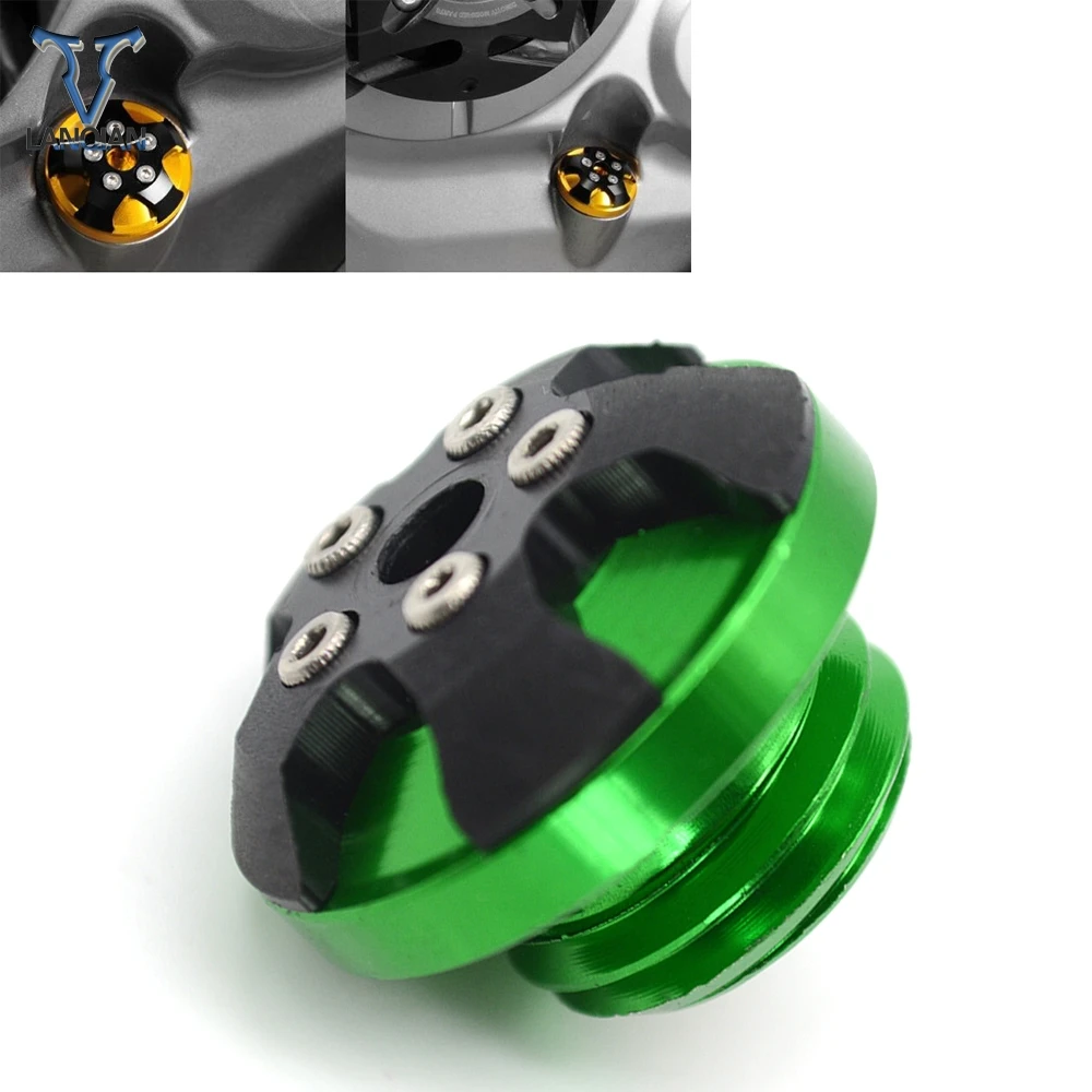 Аксессуары для мотоциклов CNC алюминиевая масляная чашка двигателя KAWASAKI ER 6n 4f Ninja