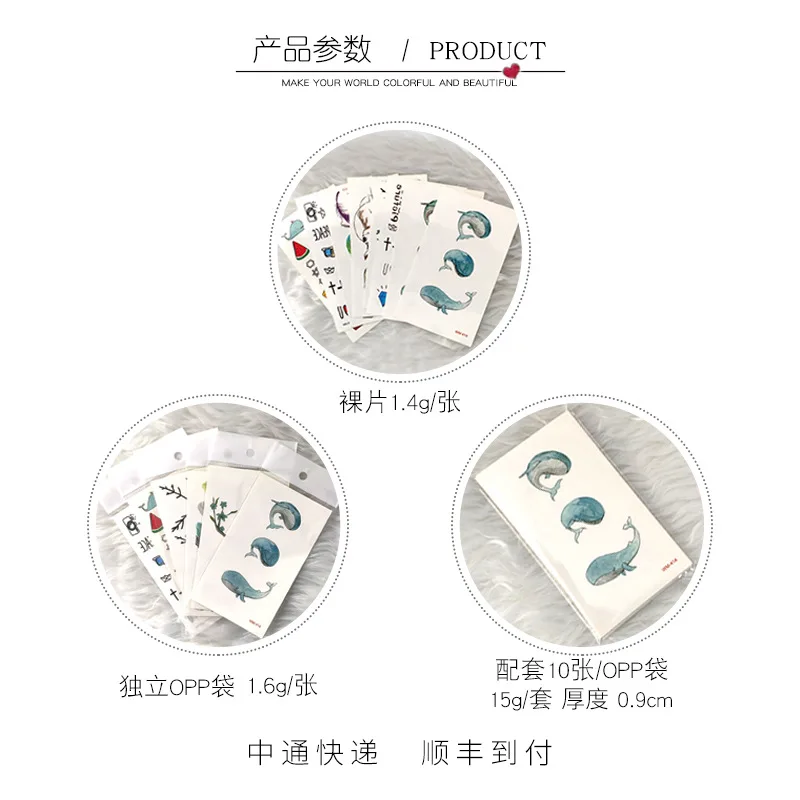 Новые детские водонепроницаемые наклейки-татуировки на Хэллоуин забавные