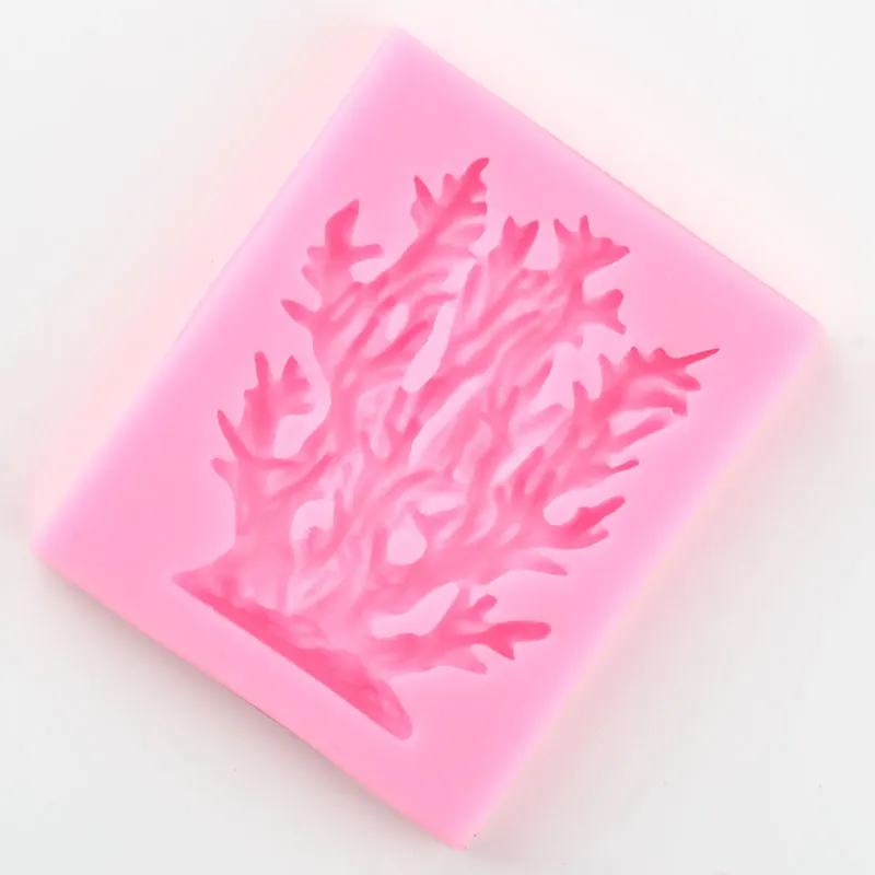Ветка дерева Sugarcraft морская Коралловая силиконовая форма помадные формы для