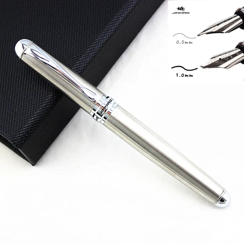 

High Quality Jinhao 750 Iraurita Fountain Pens Metal Fine Nib 0.5 /1.0 nib Luxury School Office Ink Writing Pen Stationery