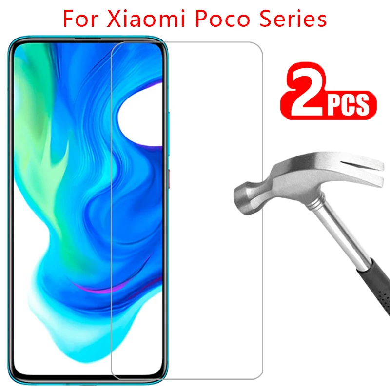 Защитное стекло для xiaomi poco x3 nfc x2 c3 m2 f2 pro pocophone f1 защита экрана закаленное ksiomi poko