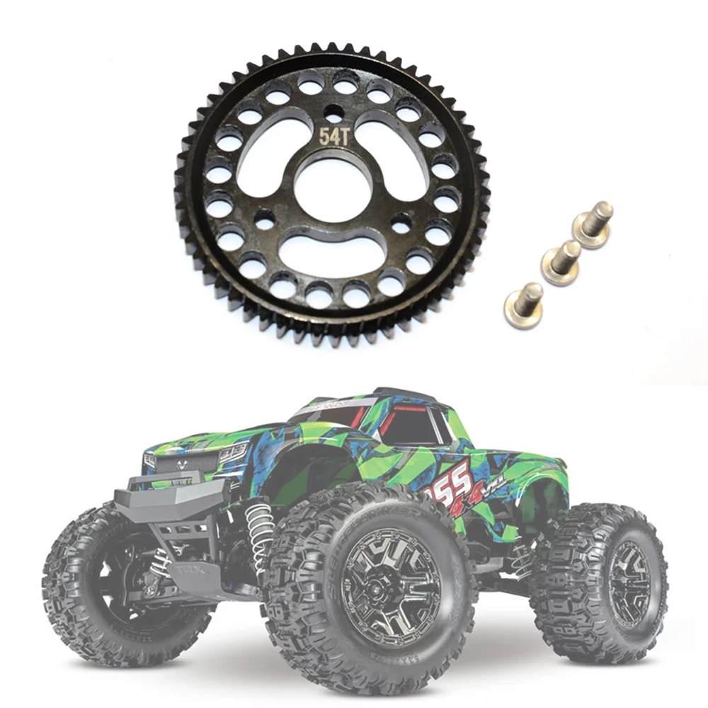

GPM металлическая Сталь 54T Большой зубчатый механизм для TRAXXAS 1/10 SLASH 4X4 грузовик для коротких грузовиков HOSS VXL 90076-4 монстр-ТраК