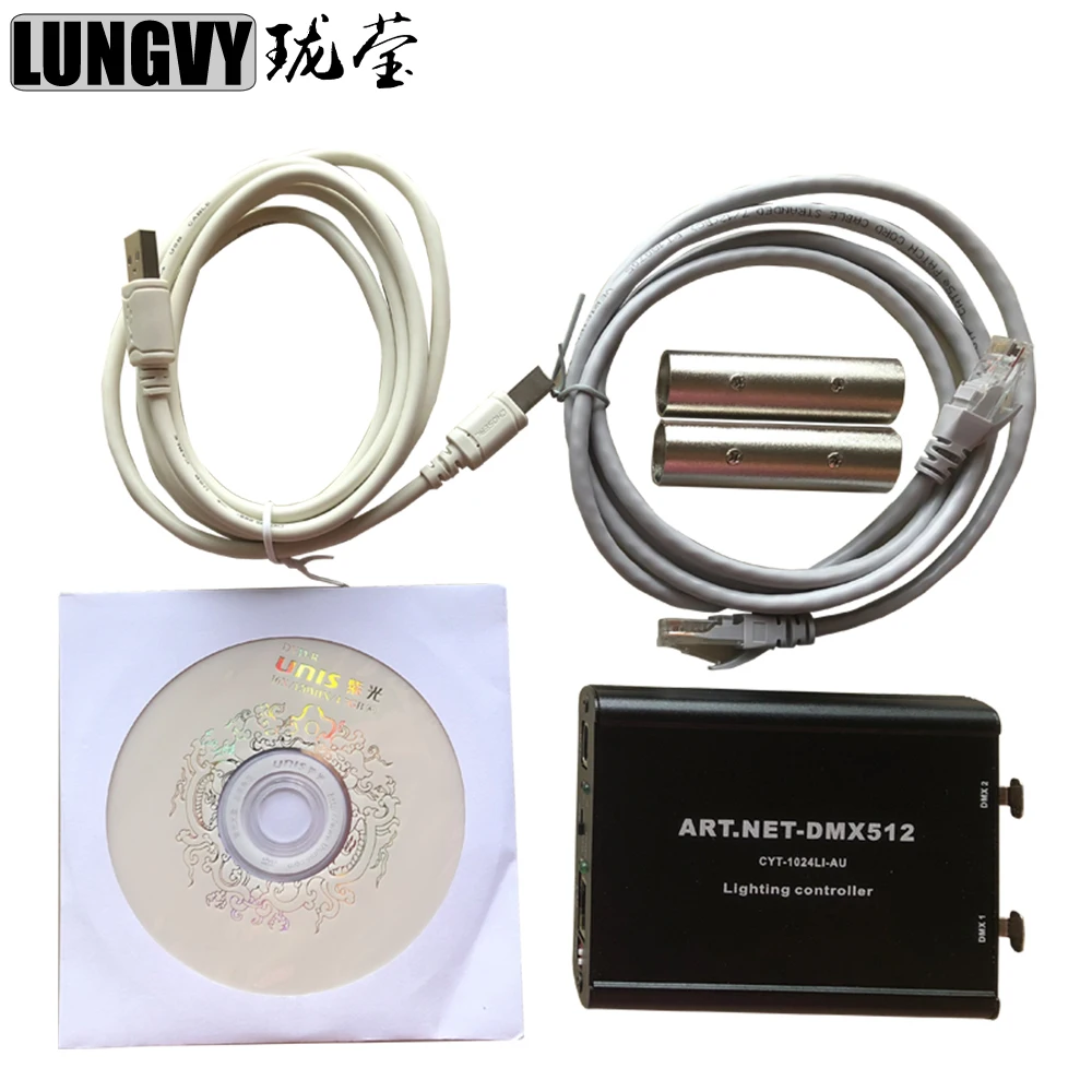 Светодиодный контроллер Artnet DMX Ethernet 1024 каналов для светодиодного сценического