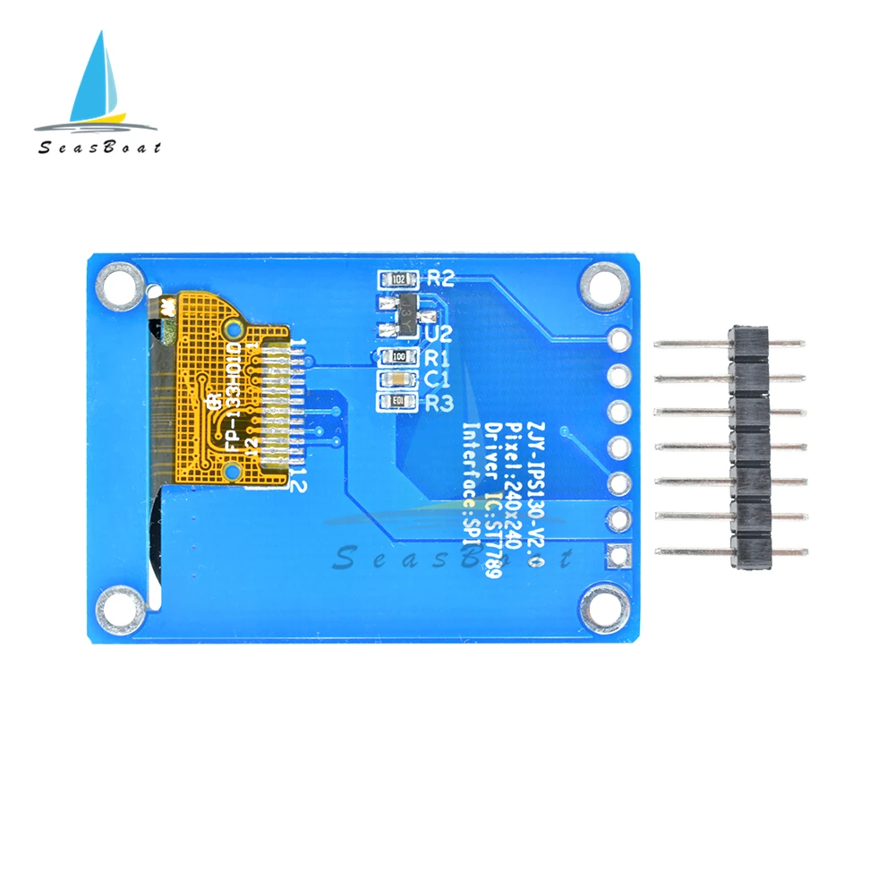 1 3 дюймовый TFT ЖК экран дисплей модуль 240*240 IPS полноцветный 7Pin SPI интерфейс ST7789 IC