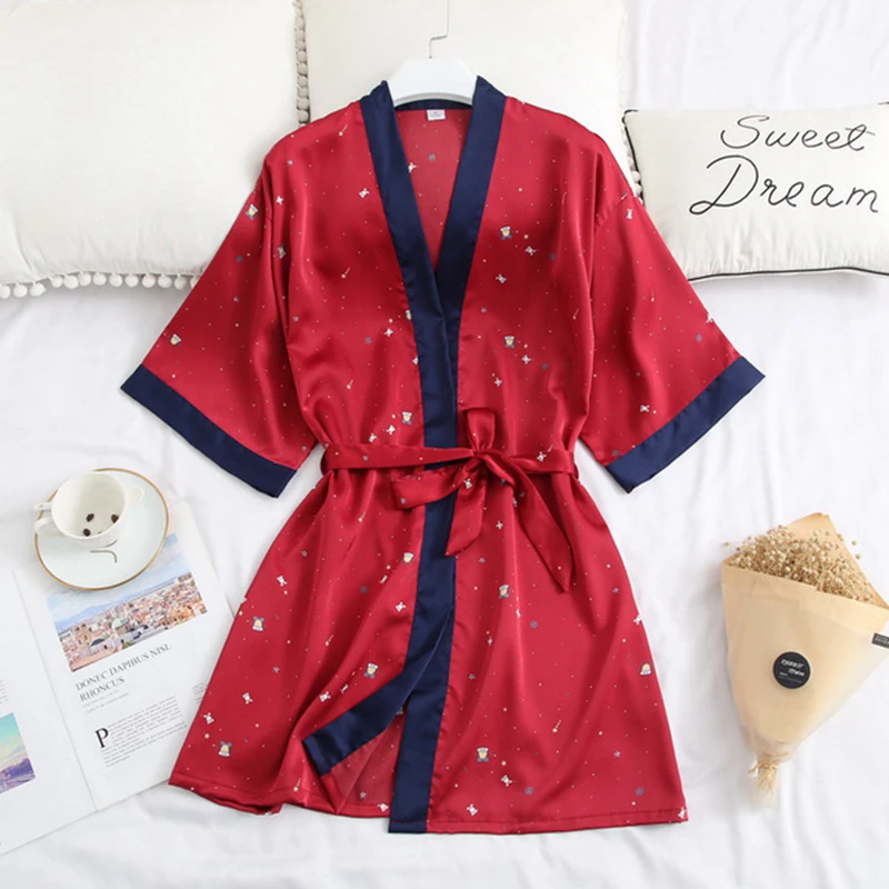 

Sexy nightgown women dressing gown wedding bridesmaid bath skirt gown wedding gift girlfriends pajamas party bride makeup gown