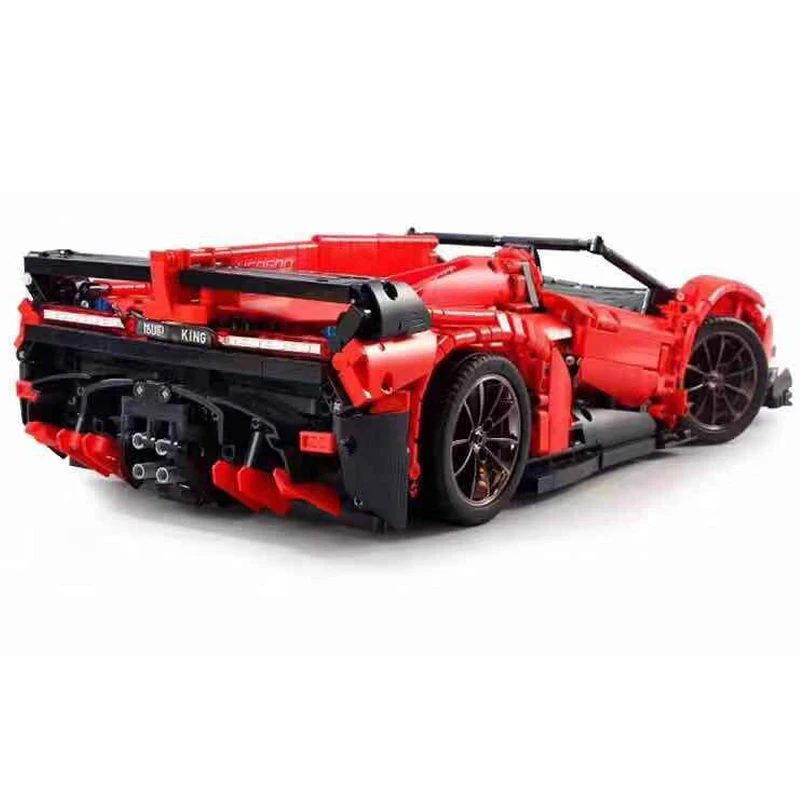 13079 RC автомобиль MOC 10559 10574 Veneno Roadster с мотором приложение Управление