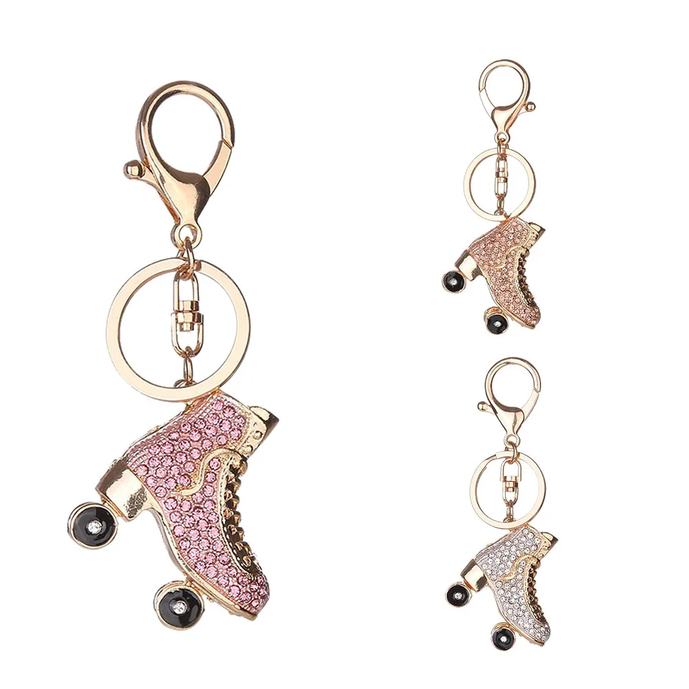 Горячая подвеска для ключей сумок держатель роликовая обувь роликов кристалл