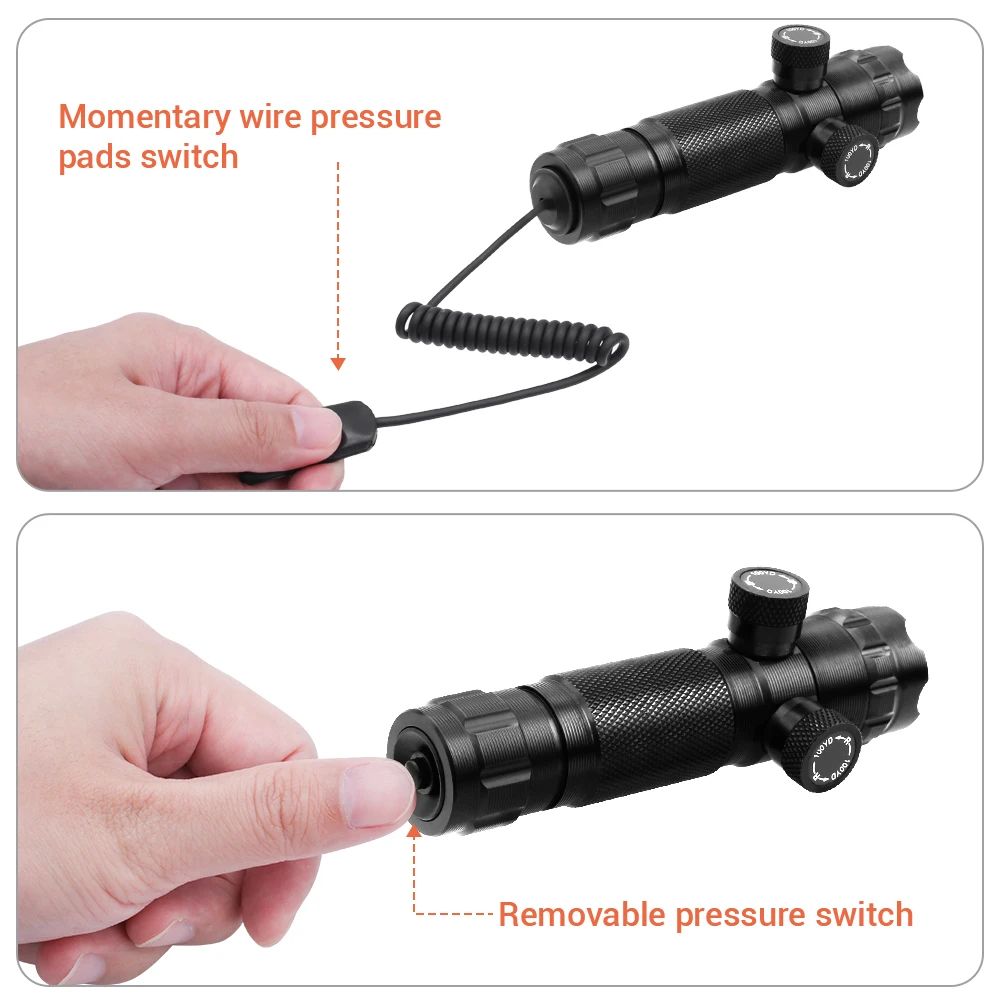 Тактический красный зеленый точечный лазерный прицел Охотничья винтовка