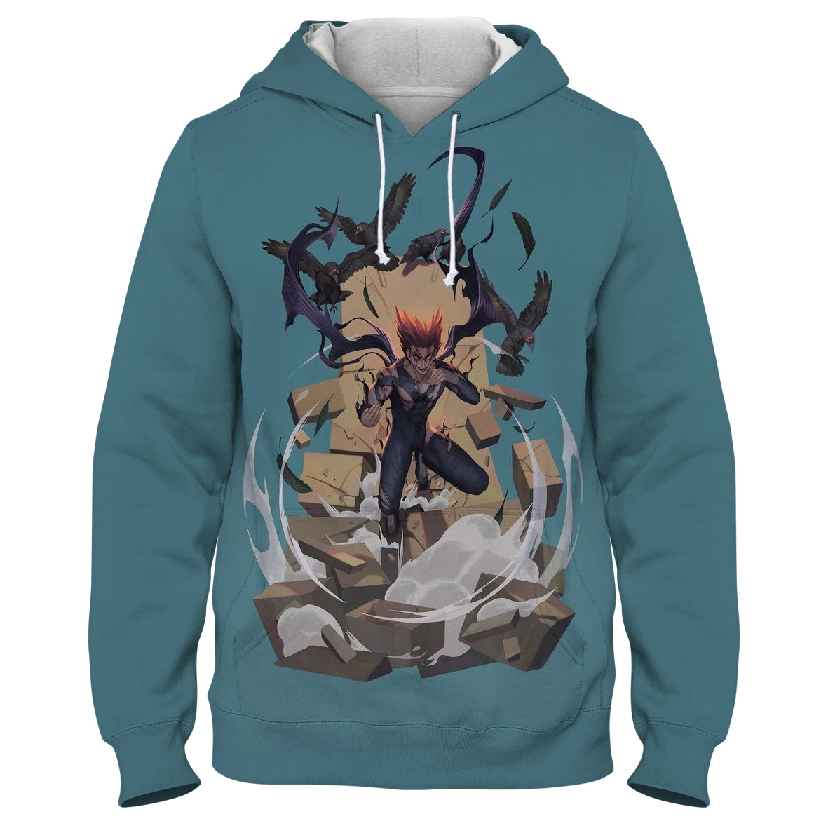 

One Punch Man 3D Print Long Sleeve Hoodie Fleece Hooded Pullover Tops Women's Oversized Hoodies Girl Unisex Loose Sweatshirt