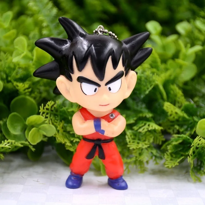 Японское аниме Dragon Ball Z Goku Krillin украшение автомобиля качающаяся голова кукла телефон кронштейн Dragon Ball фигурка кукла игрушка 12 см