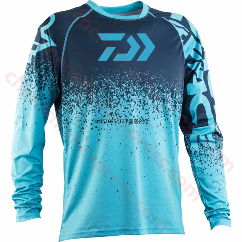 

2021 DAIWA Men Fishing Clothing Ultrathin Sunscreen Long Sleeve Anti-uv Breathable Coat Summer Fishing Shirt Size XS-5XL Jacket