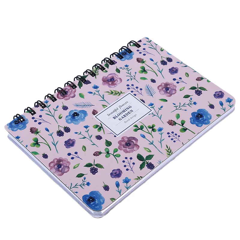 Kawaii Cartoon Coil Creative Small Notebook Fresh Portable Mini Notepad Stationery Book Student Gift | Дом и сад